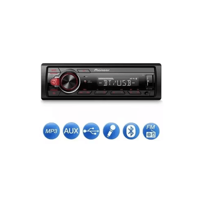 Radio Automotivo Pioneer Mvh S Bt Bluetooth Usb Mp Am Fm Leleo M Veis