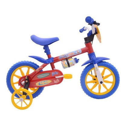 Bicicleta Cairu Aro12 Masculina Fire – Vermelho/Azul