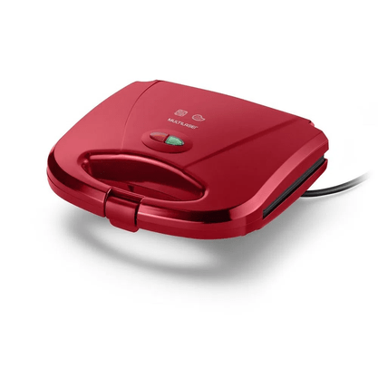 Sanduicheira e Grill 750w Gourmet Multilaser (CE149) Vermelha -220v