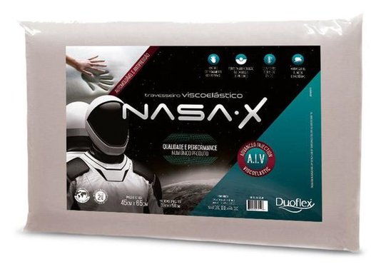 Travesseiro Nasa X Viscoelastico Antiácaro (ns3200) - Duoflex