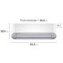 Ar-Condicionado Electrolux Inverter 9.000 BTUs Color Adapt (JI09R/JE09R) - 220V