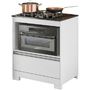 Balcão Cooktop NT 3110 Para Fogão de Até 4 Bocas Com 1 Gaveta Notável Branco New/Granito