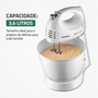Batedeira Mondial ( B-44-w ) Prática 3 velocidades 400w Branca - 220v