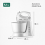 Batedeira Mondial ( B-44-w ) Prática 3 velocidades 400w Branca - 220v