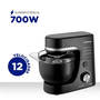 Batedeira Planetária Mondial BP03-B com 12 Velocidades 700W Tigela 4,5L Preta 220V