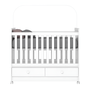 Berço Henn Aquarela Minicama 3 em 1 Com 2 Gavetas I16-119 – Branco/Cristal