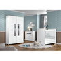 Berço Henn Aquarela Minicama 3 em 1 Com 2 Gavetas I16-119 – Branco/Cristal