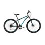 Bicicleta Aro 29 Houston Netuno-S Quadro Aço Carbono Freio a Disco 21 Marchas Preta Com Adesivo Azul