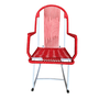 Cadeira de Fitilho Jaguartubo com Balanço – Vermelho Claro