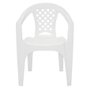 Cadeira De Plástico Tramontina C/Braço Iguape – Branca