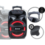 Caixa de Som Amvox ACA 480 Viper II 480W Rms Bluetooth/Aux/Card/Usb - Preto
