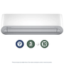 Ar-Condicionado Electrolux Inverter 18.000 BTUs Color Adapt Frio (JI18F/JE18F) 220V