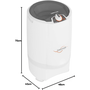 Centrifuga de Roupa 12KG Branca 220V