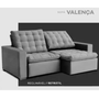 Estofado Domarco Reclinável e Retrátil Valença 275 Linho Palha
