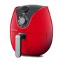 Fritadeira Elétrica sem Óleo Air Fry Multilaser ( CE084 ) 4L 1500W Vermelha – 220v