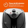 Fritadeira Multi (go218) Air Fryer 6,5l Preta 1800w 220v
