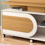 Estante Home Bortolloti Theater Órbis 1.36 Cinamomo/ Off White