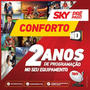 Kit Receptor + Antena 60cm Sky Conforto HDTV Pré-Pago - Elsys