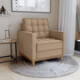 Poltrona Évora Kappesberg POL023N Tecido A036 Veludo Deluxe Bege