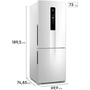 Geladeira Electrolux Frost Free Inverter 490L Efficient com AutoSense Inverse Branco (IB7) - 220V