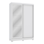 Roupeiro Kappesberg CB01N571 Com Espelhos 2 Portas de Correr e 2 Gavetas Branco